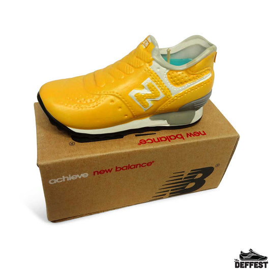 New Balance Vintage 576 Sneaker Candle Goldenrod Yellow Teal Japan Exclusive Promo 1990s 2000s Limited Edition Rare Collectible